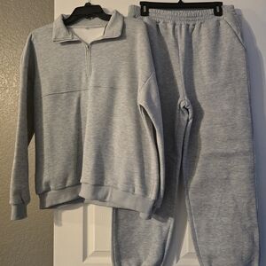 Cozy Gray Kids Pajama Set